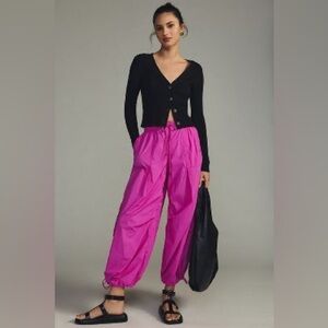 Anthropologie daily practice parachute pants